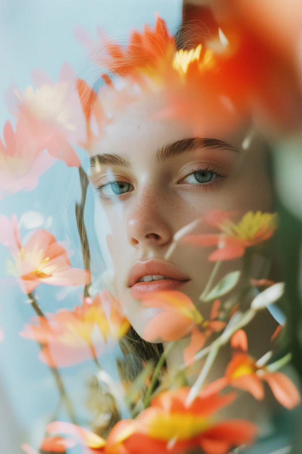 Ethereal Floral Portrait