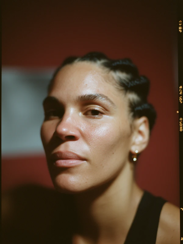 Portrait with Braids