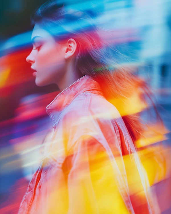 Dreamlike Portrait of a Young Woman