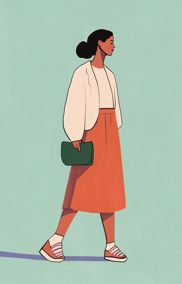 Stylish Woman Illustration