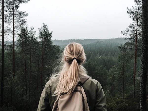 Person in Forest