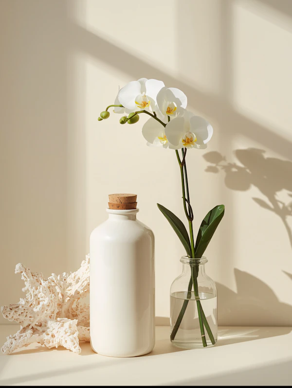 Minimalist Orchid Display