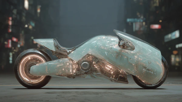 Futuristic Motorcycle