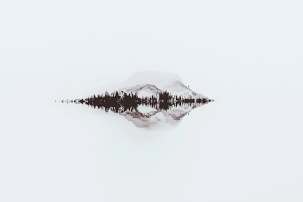 Serene Mountain Reflection