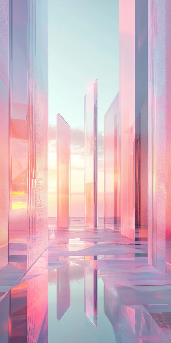 Futuristic Glass Scene