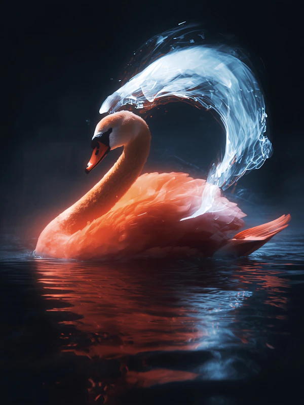 Ethereal Swan Elegance