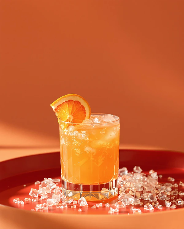 Vibrant Orange Beverage