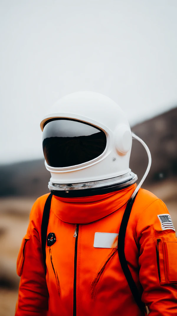 Astronaut in Orange Suit
