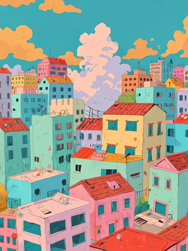Vibrant Cityscape