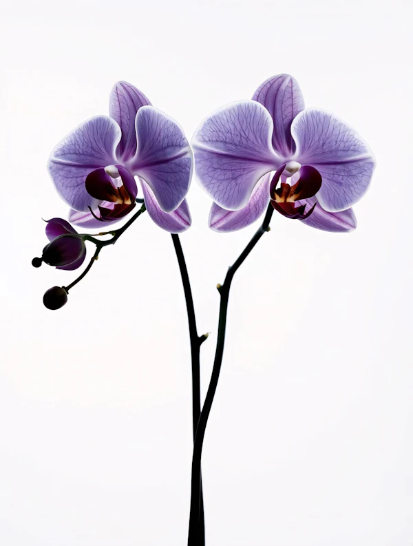 Elegant Purple Orchids