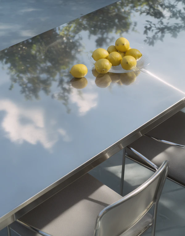 Modern Table with Lemons