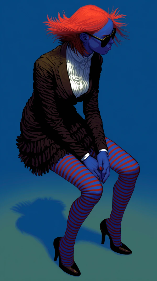 Vivid Stylized Portrait