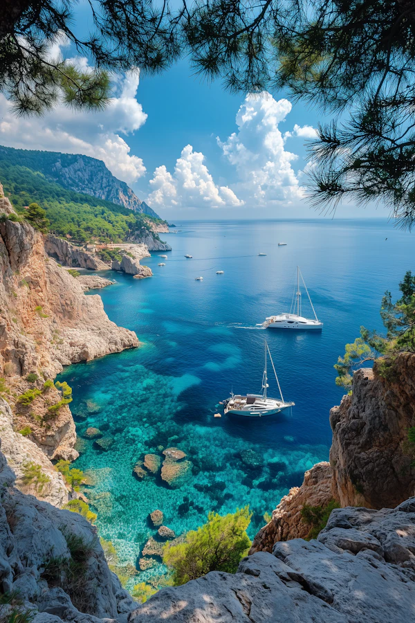 Coastal Serenity Scene