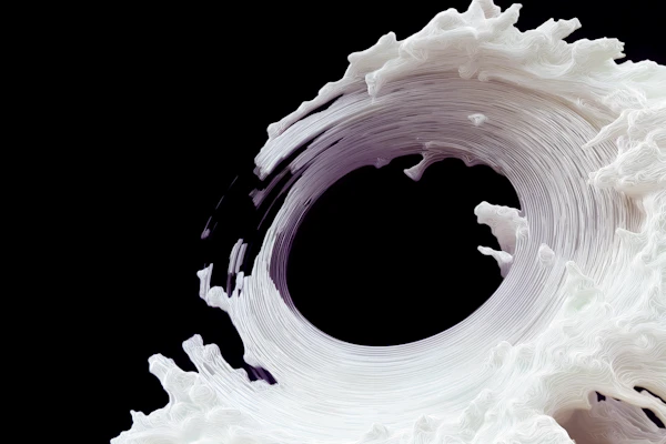 Swirling Abstract Art