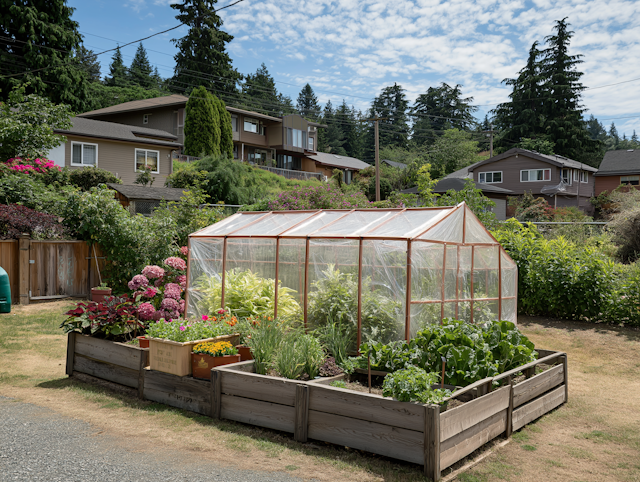 Serene Residential Greenhouse