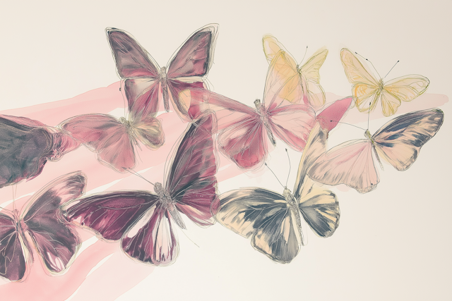 Ethereal Butterflies Artwork