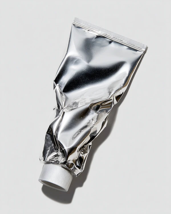 Crumpled Metallic Tube