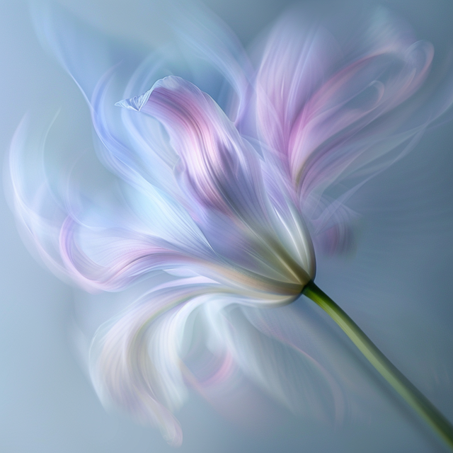 Ethereal Flower in Motion