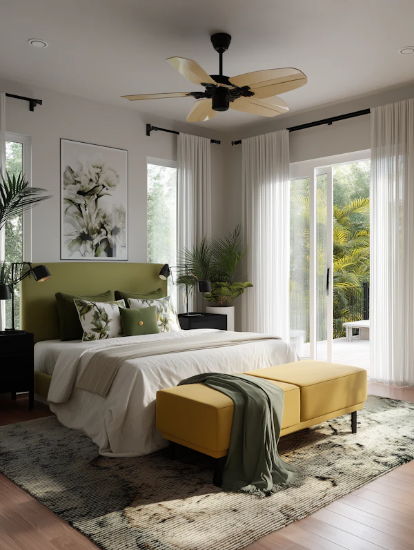 Modern Tropical Bedroom