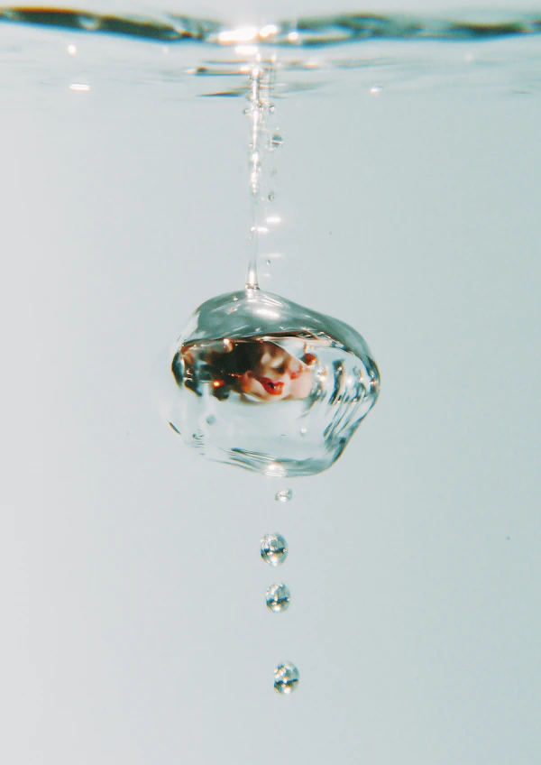 Reflective Water Droplet