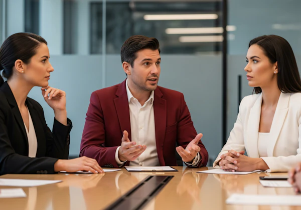 Office Meeting Discussion