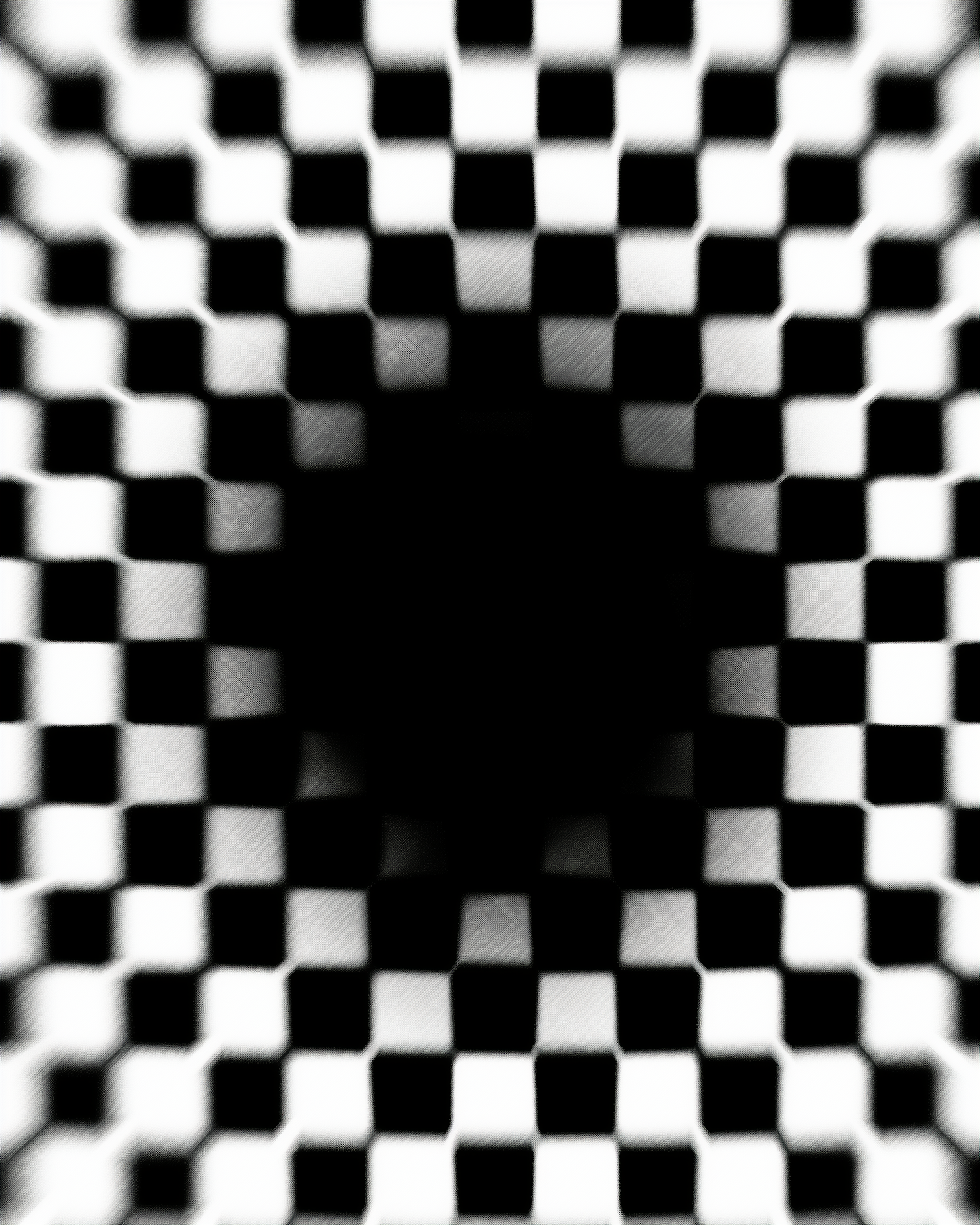 Optical Illusion Checkered Pattern