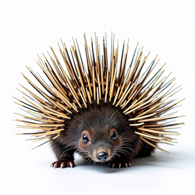 Close-up of a Porcupine