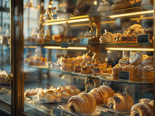 Gourmet Bakery Display