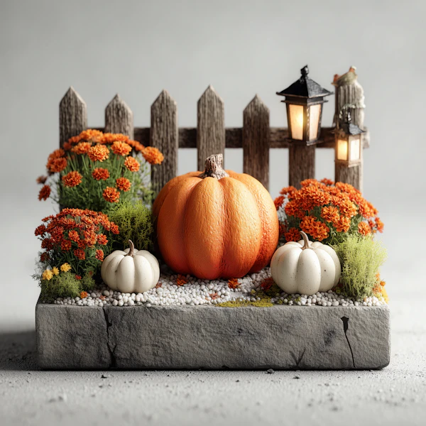 Autumn Pumpkin Display