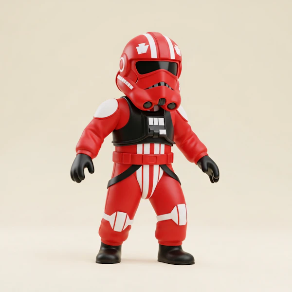 Futuristic Soldier Render