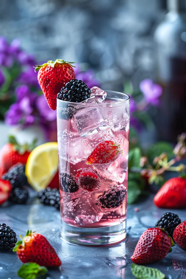 Summer Berry Sparkling Beverage