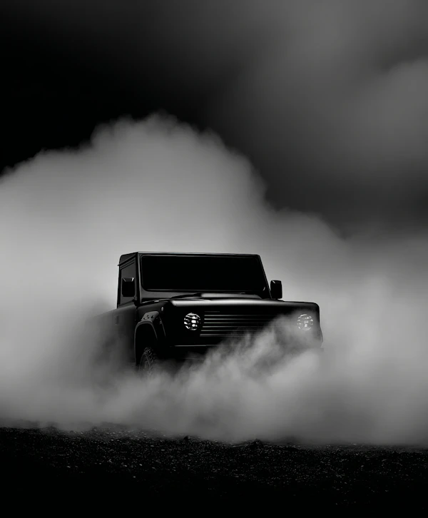 Misty Off-Road Adventure