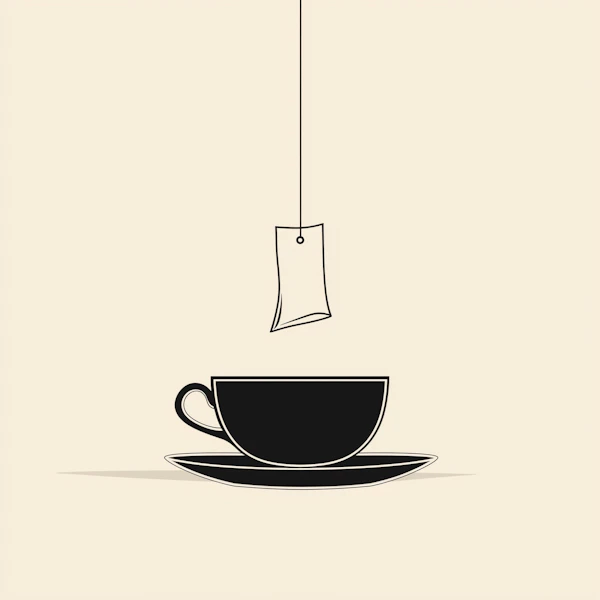 Minimalist Tea Illustration