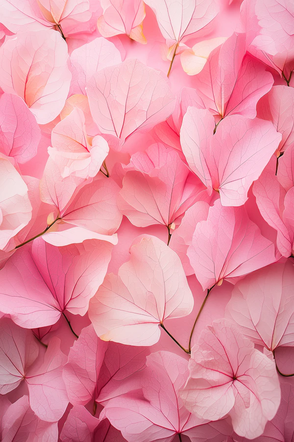 Pink Leaves Texture