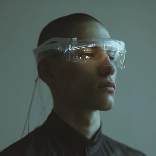 Futuristic Visor Portrait