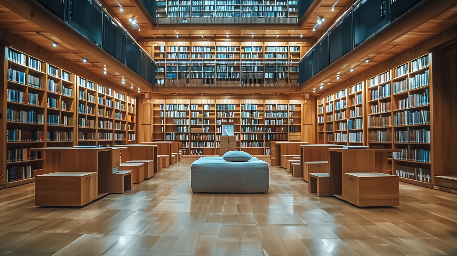 Modern Library Interior