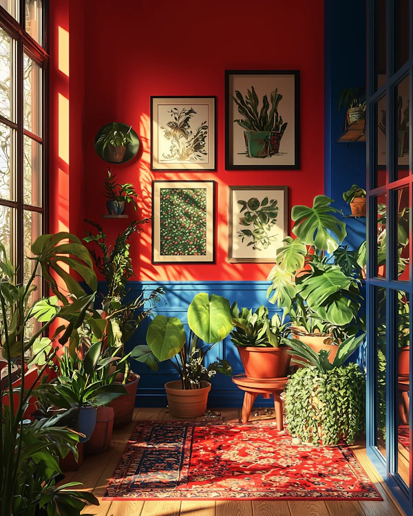 Lush Indoor Oasis