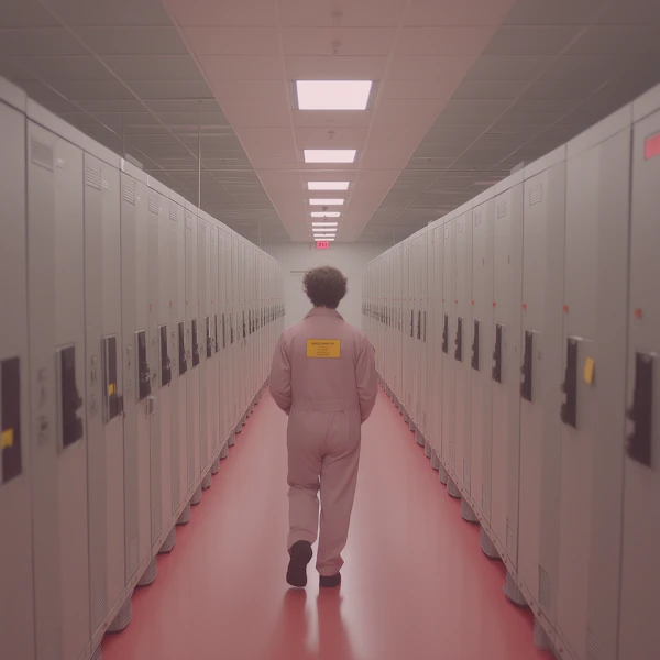 Corridor with Lockers