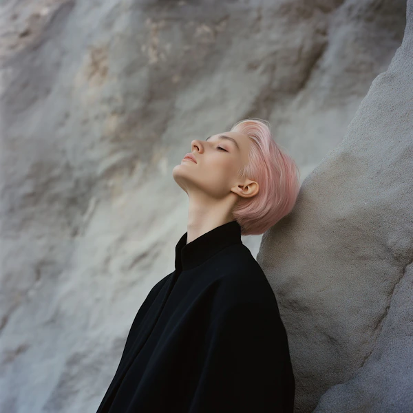 Pastel Hair Portrait