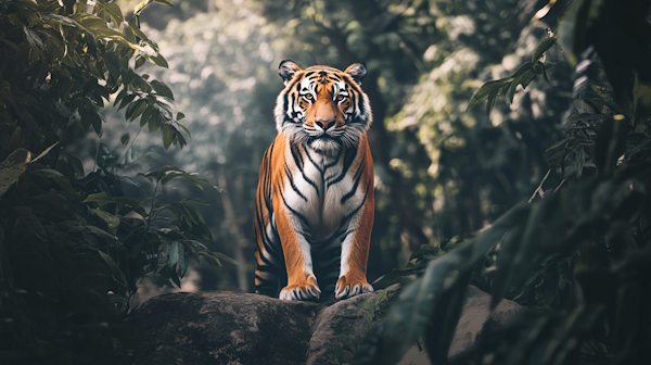 Majestic Tiger in Jungle