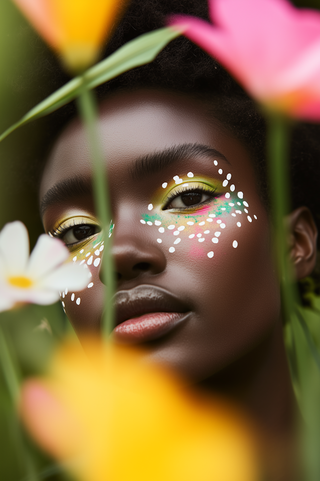 Vibrant Makeup Portrait