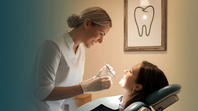 Dentist Examining Patient