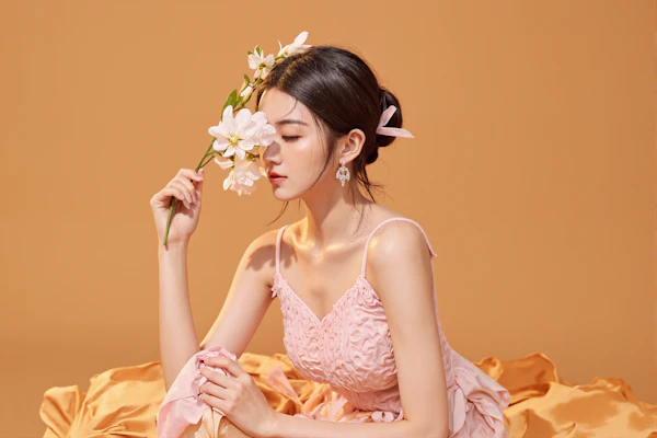Woman with Flowers
