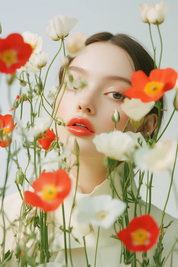 Ethereal Floral Portrait