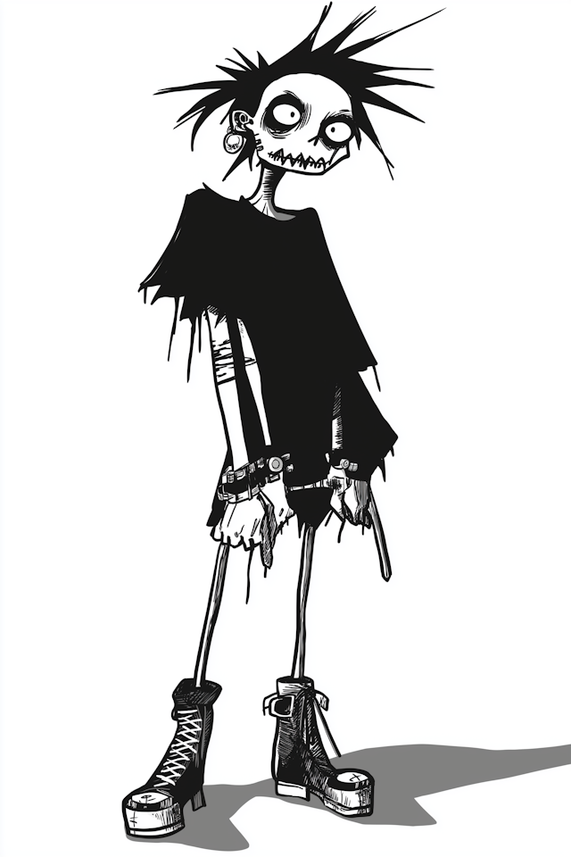 Stylized Skeletal Character