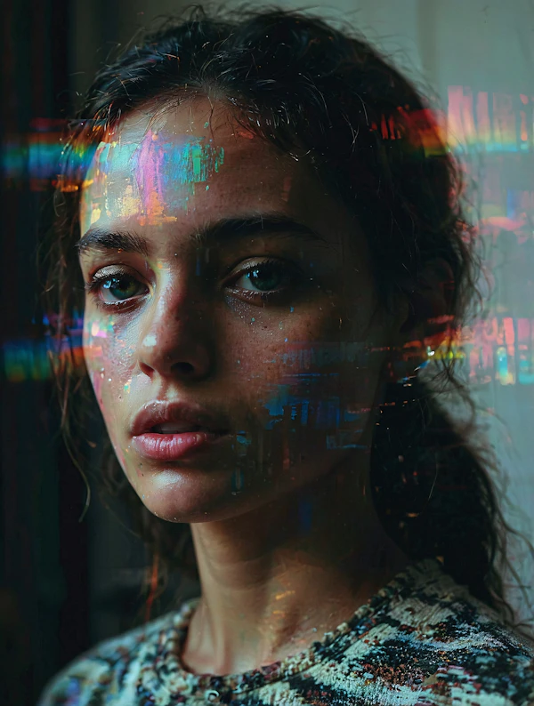 Glitch Portrait Art