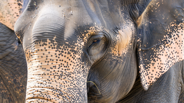 Close-up of Elephant's Face