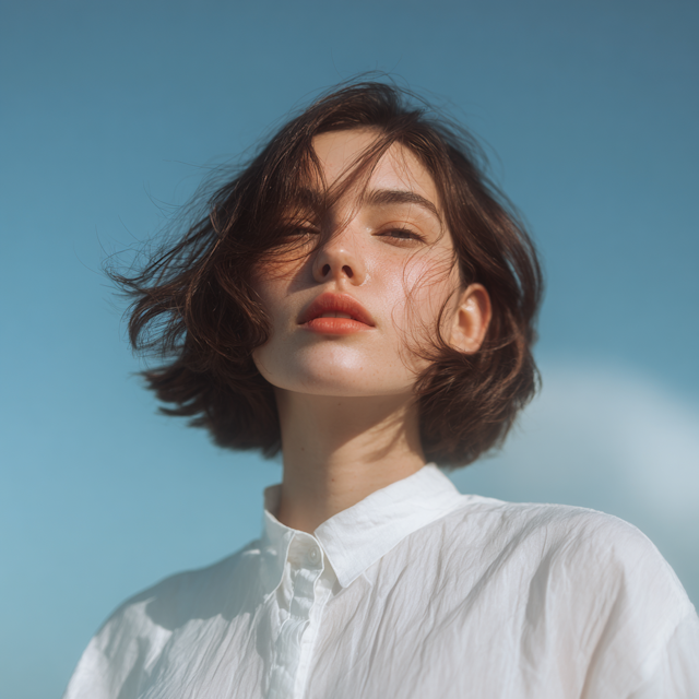 Serene Portrait Outdoors