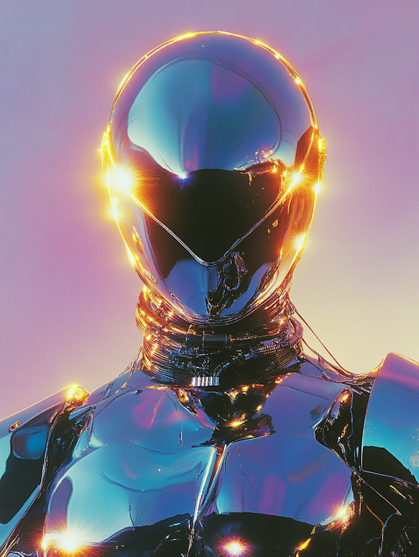 Futuristic Humanoid Figure