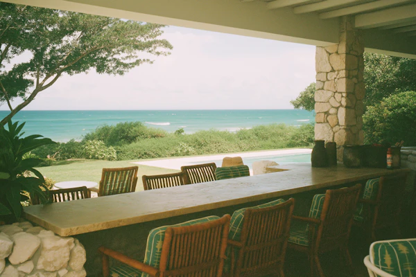 Oceanfront Seating Area